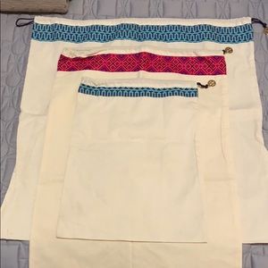 Tory Burch boot/shoe dust bags 3 sizes